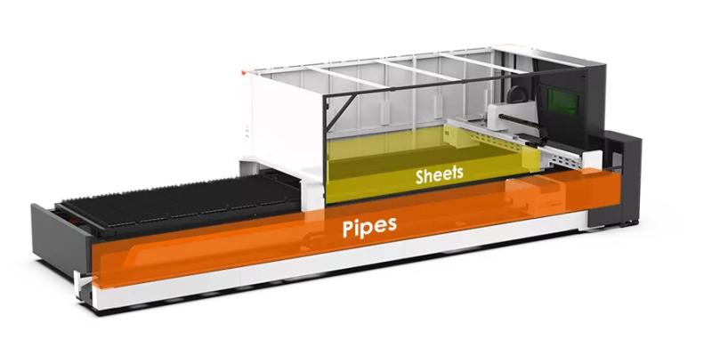 Sheets & Pipes Laser Cutting Machine 01